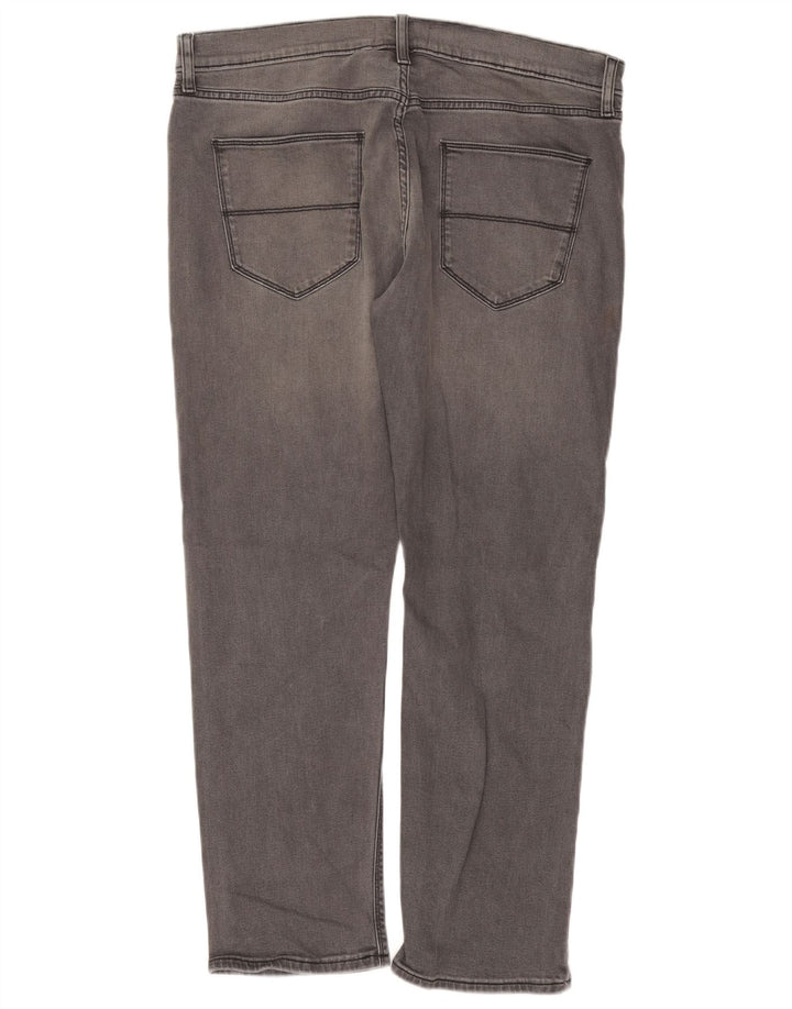 Marks & Spencer Slim-Jeans für Herren, W36, L29, graue Baumwolle