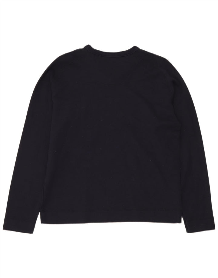 TED BAKER Herren-Pullover mit V-Ausschnitt, Größe 5, XL, marineblaue Baumwolle