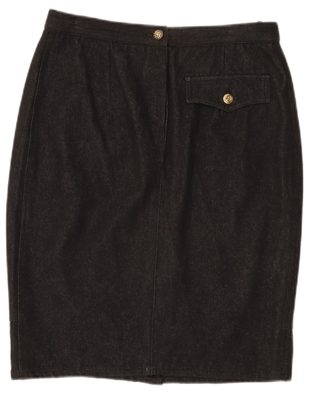 Giorgio Grati Damen Jeansrock IT 44 Medium W28 Schwarz