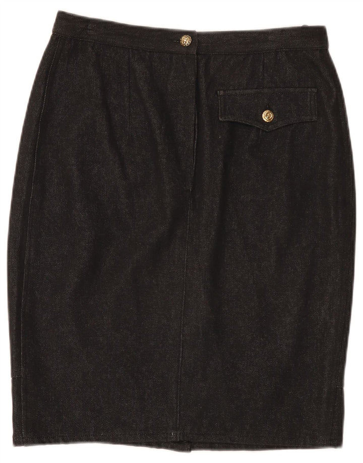 Giorgio Grati Damen Jeansrock IT 44 Medium W28 Schwarz