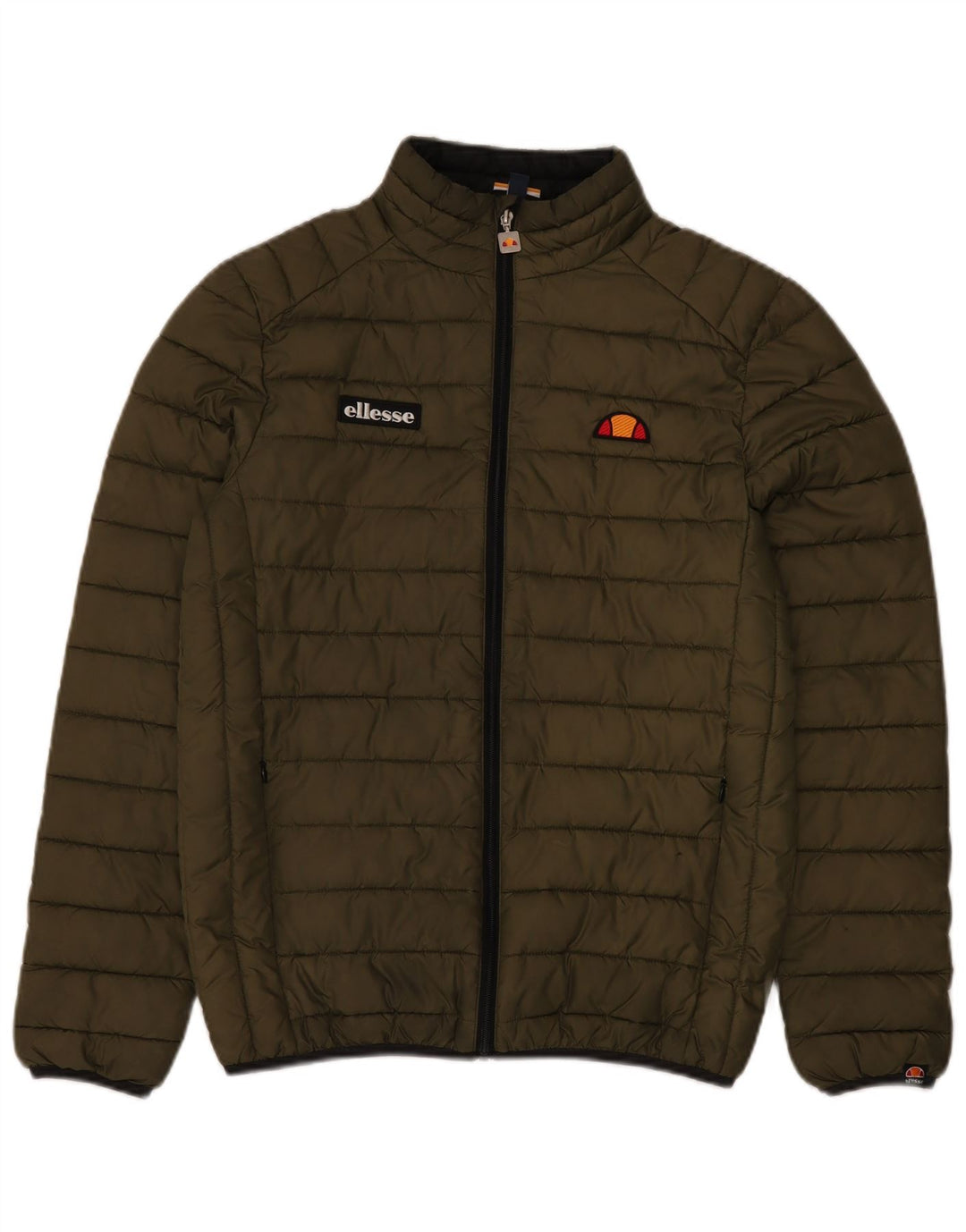 Ellesse Herren Wattierte Jacke UK 36 Small Khaki Polyester