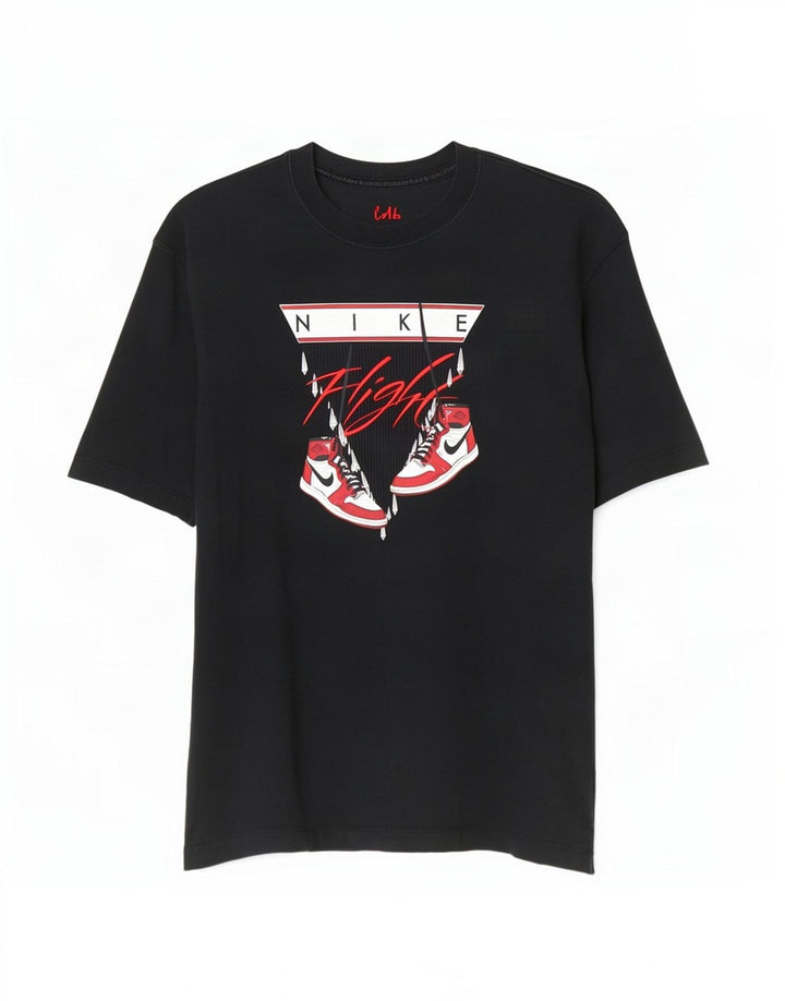 Jordan Herren-T-Shirt in Übergröße mit Grafik, Größe S, schwarze Baumwolle