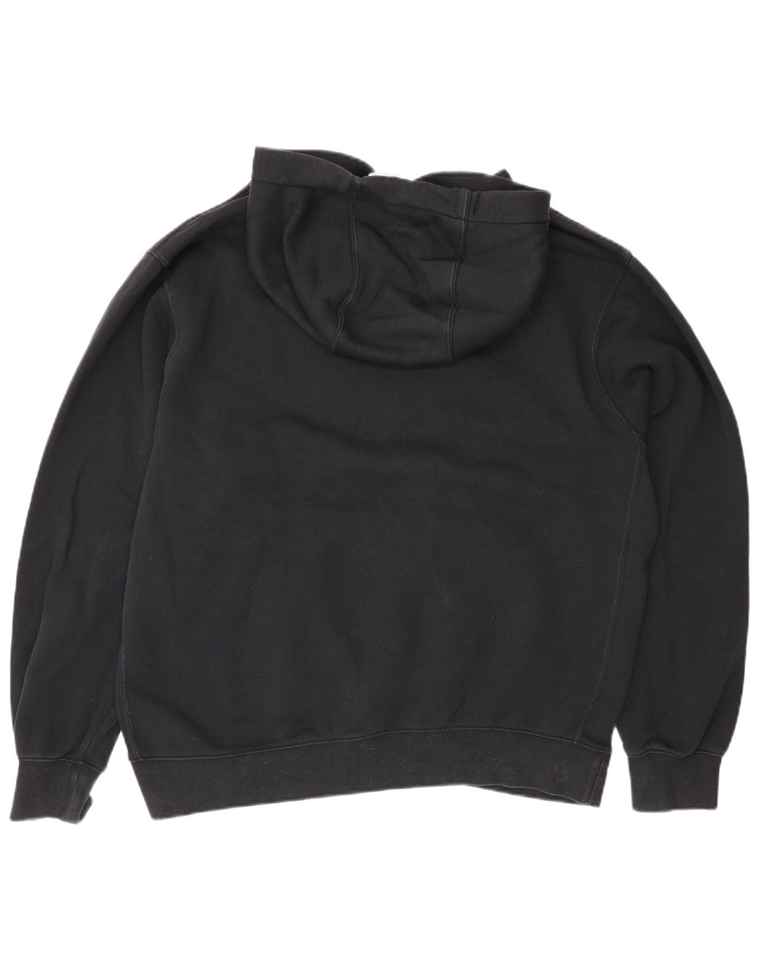 Nike Herren-Hoodie-Pullover aus mittelschwarzer Baumwolle