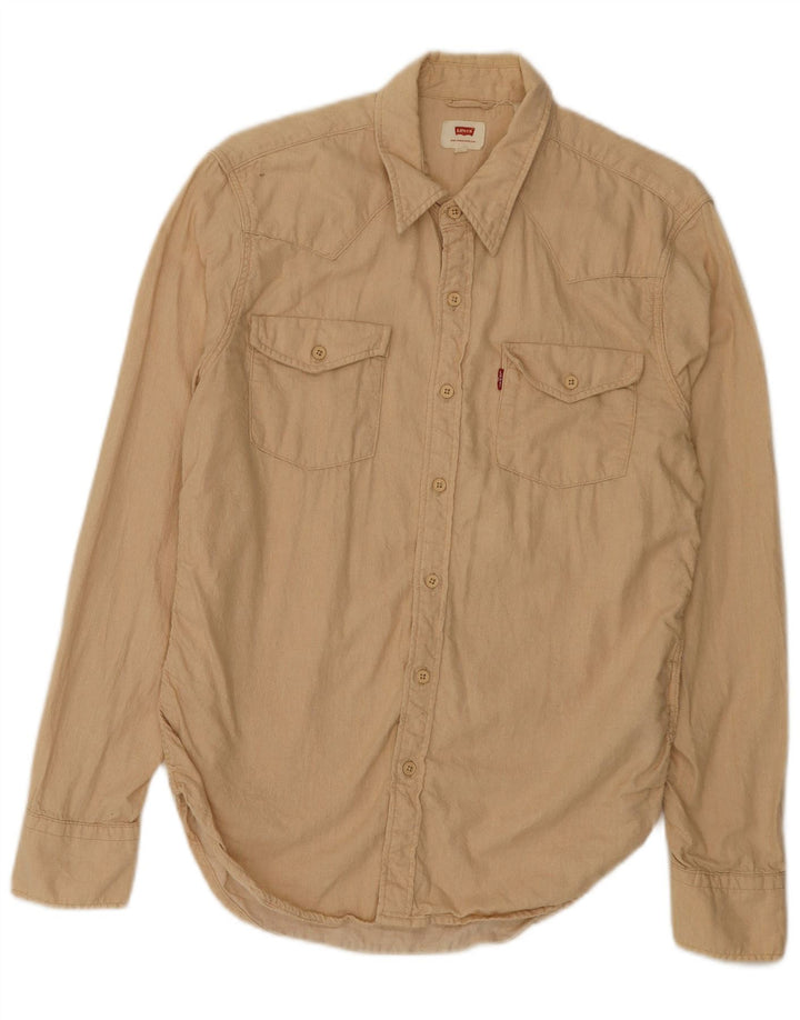 LEVI'S Herrenhemd mittelbeige Baumwolle