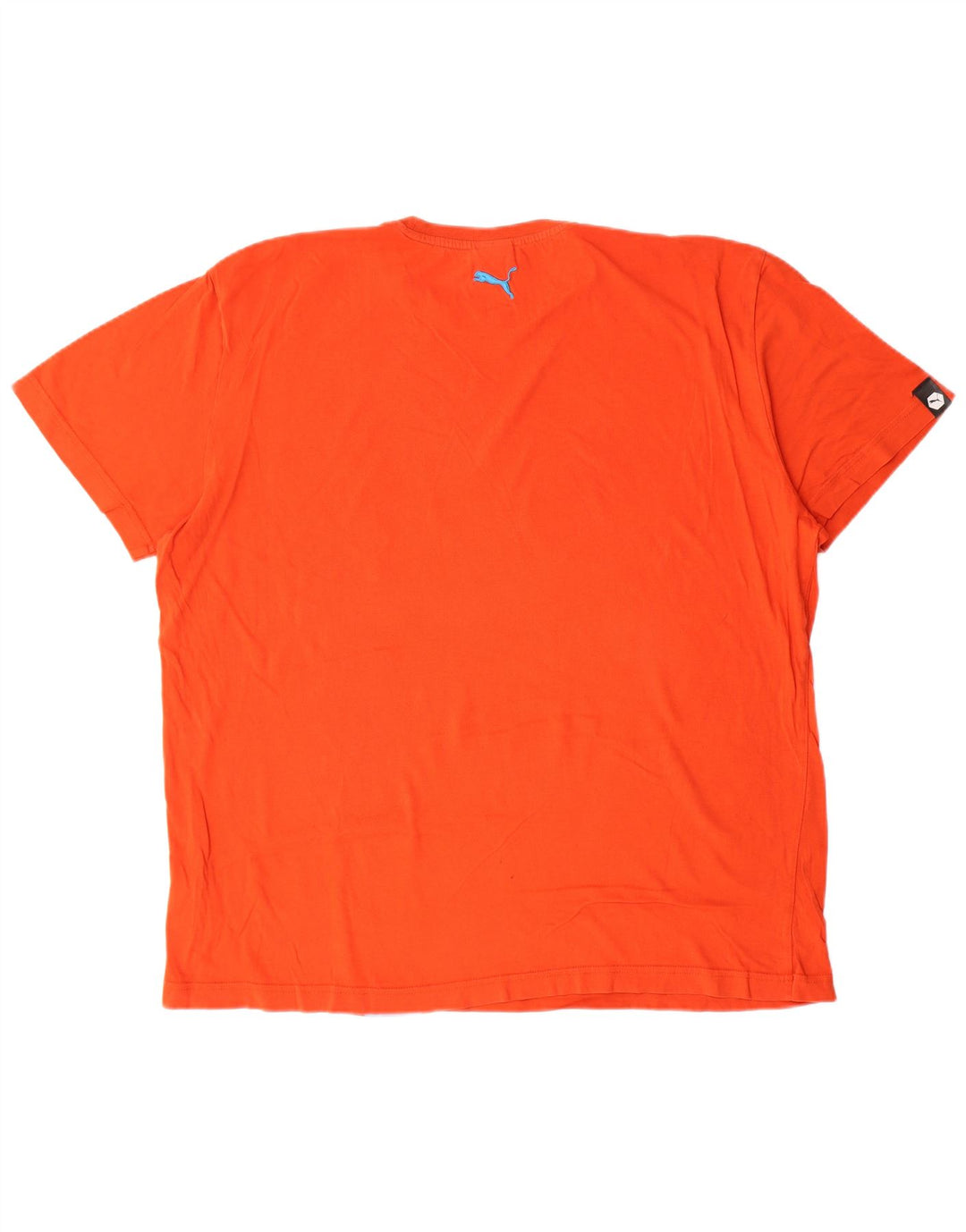 PUMA Herren Grafik T-Shirt Top XL Orange Baumwolle
