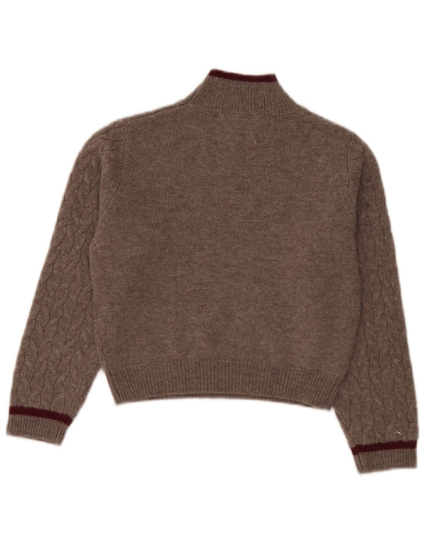 Zara Rollkragenpullover für Jungen, 8–9 Jahre, braune Wolle