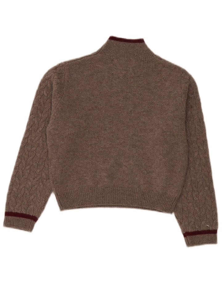 Zara Rollkragenpullover für Jungen, 8–9 Jahre, braune Wolle