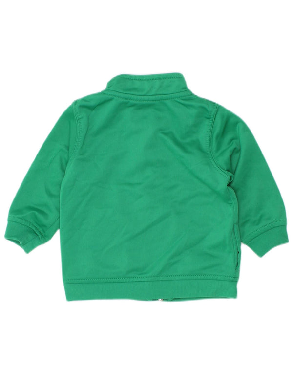 Puma Baby-Jungen-Trainingsanzug, Oberteil, Jacke, 3–6 Monate, grünes Farbblock-Polyester