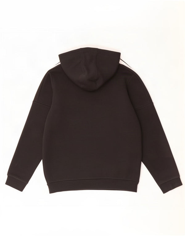Adidas Jungen Graphic Hoodie Pullover 11–12 Jahre, schwarze Baumwolle