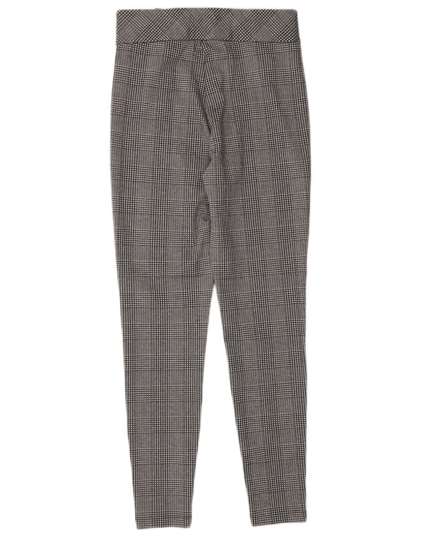 Marks & Spencer Damen Leggings UK 10 Small Graues Hahnentritt-Polyester