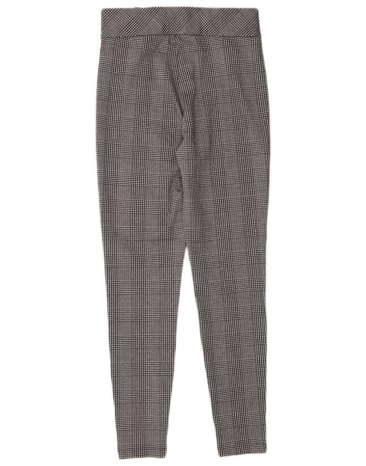 Marks & Spencer Damen Leggings UK 10 Small Graues Hahnentritt-Polyester