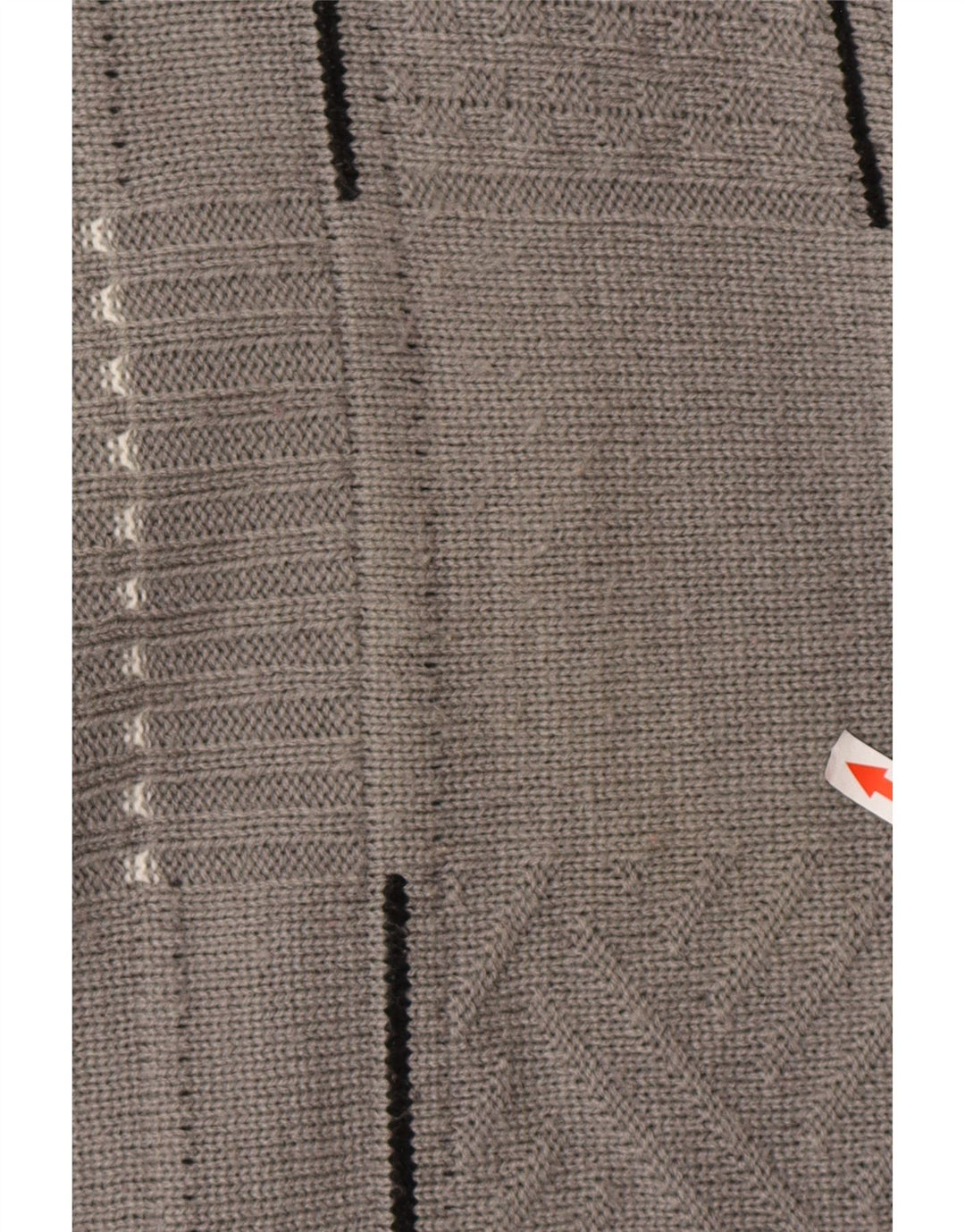 Jacques Lorant Herren-Pullover mit V-Ausschnitt, Gr. 42/44, groß, grau gestreift