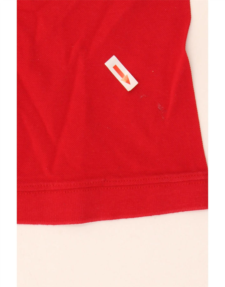 Sergio Tacchini Herren Poloshirt IT 56 2XL Rote Baumwolle