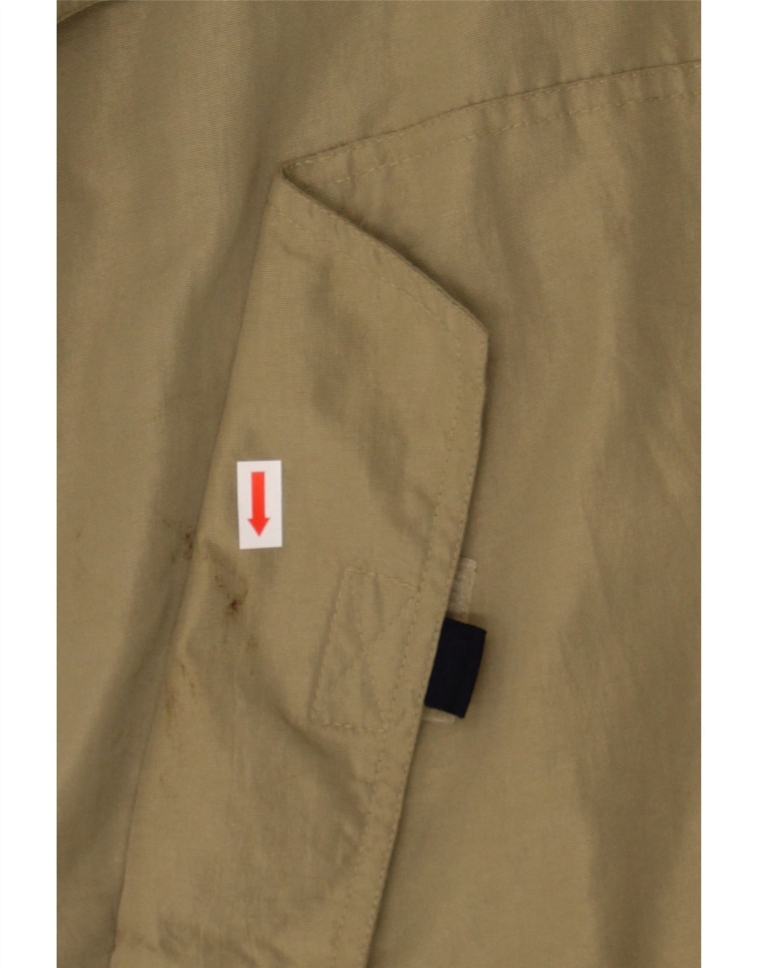 DIADORA Mens Rain Jacket UK 42 XL Khaki Polyamide Vintage Diadora and Second-Hand Diadora from Messina Hembry 