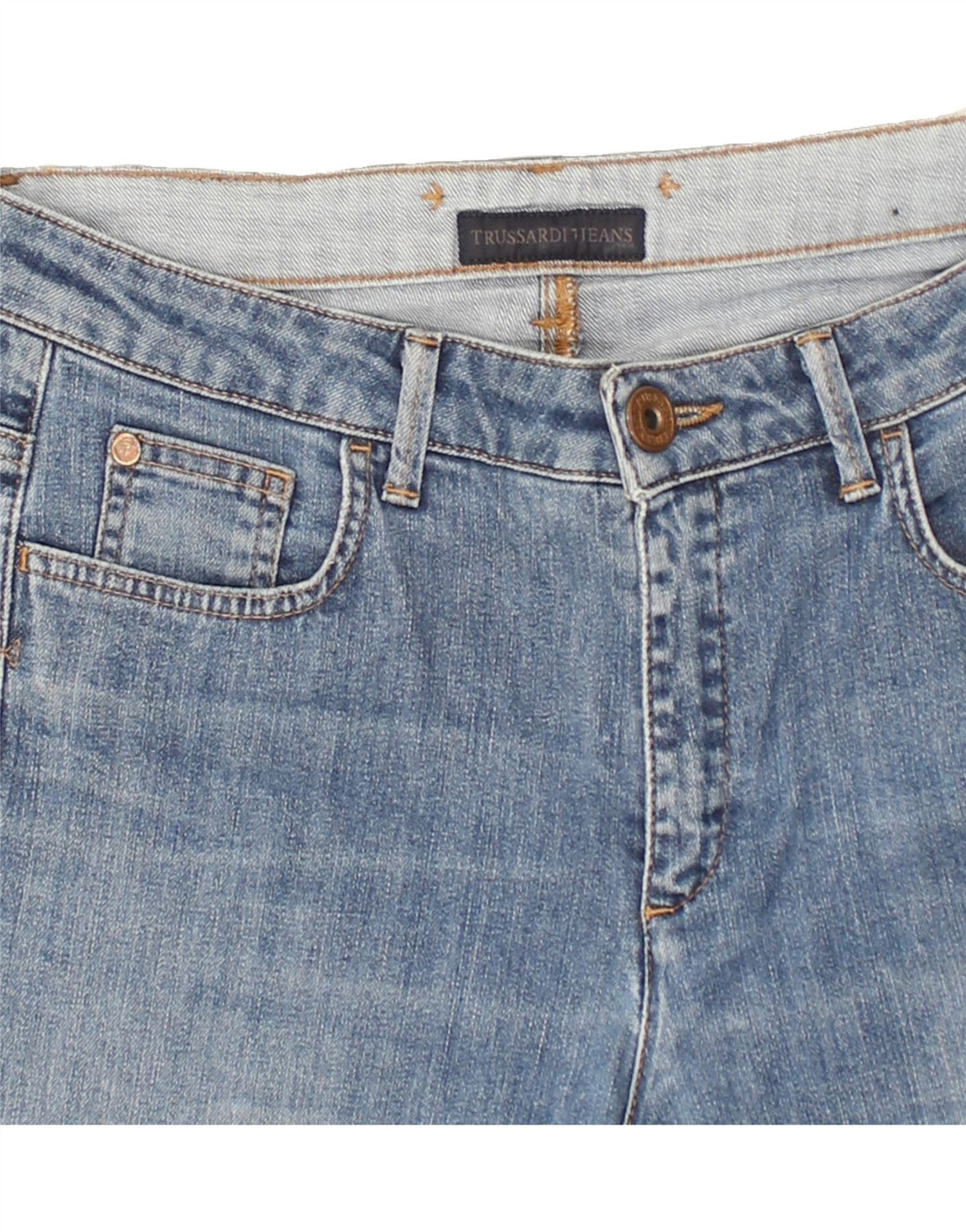 TRUSSARDI Womens Slim Jeans W30 L29  Blue | Vintage Trussardi | Thrift | Second-Hand Trussardi | Used Clothing | Messina Hembry 