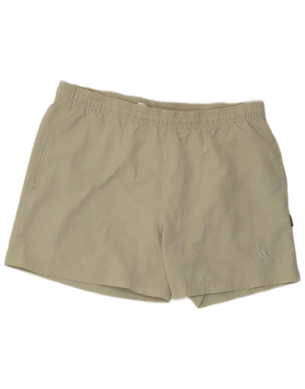 Adidas Herren Sportshorts, groß, Khaki, Polyester