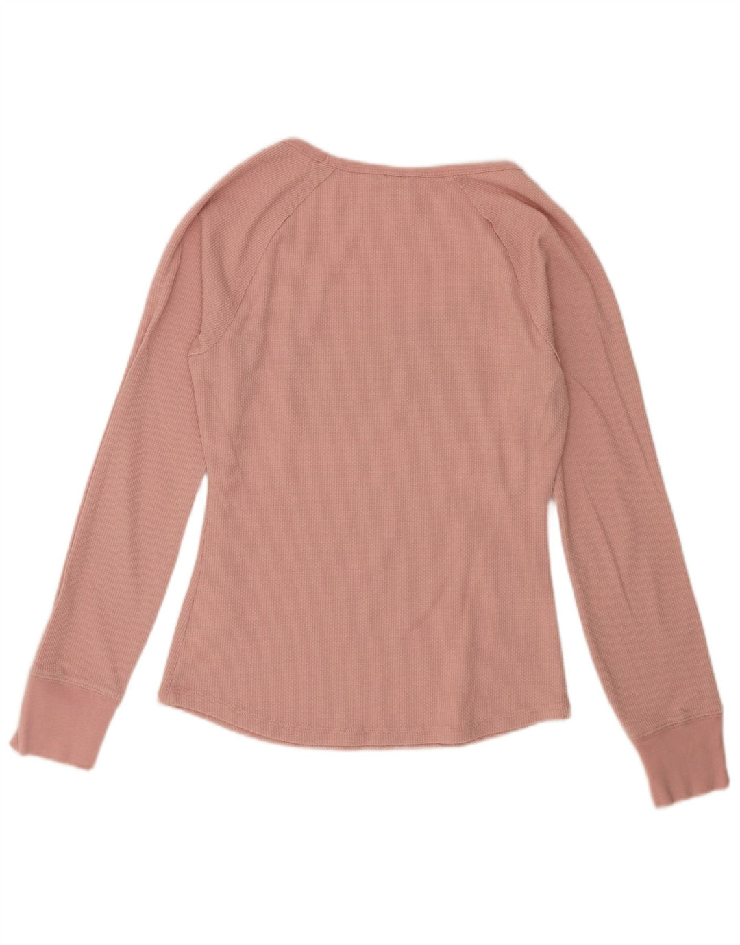 Guess Damen-Top mit Grafik, langärmlig, UK-Größe 44, Größe L, Rosa, Polyester