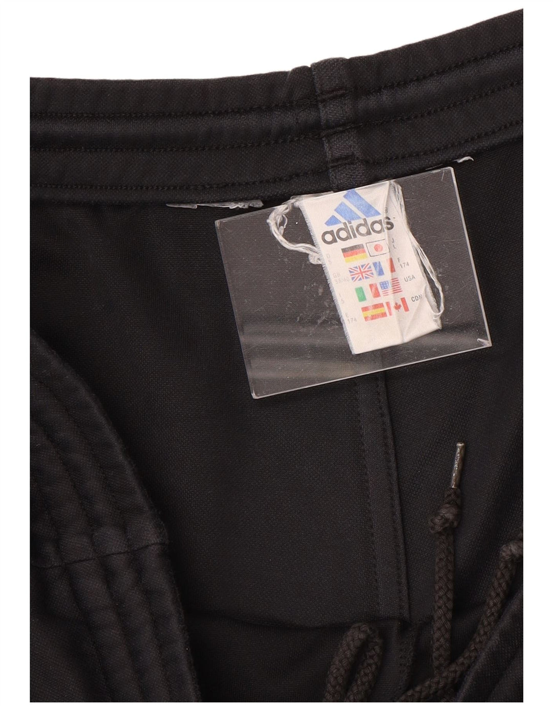 ADIDAS Mens Tracksuit Trousers UK 38/40 Medium Black