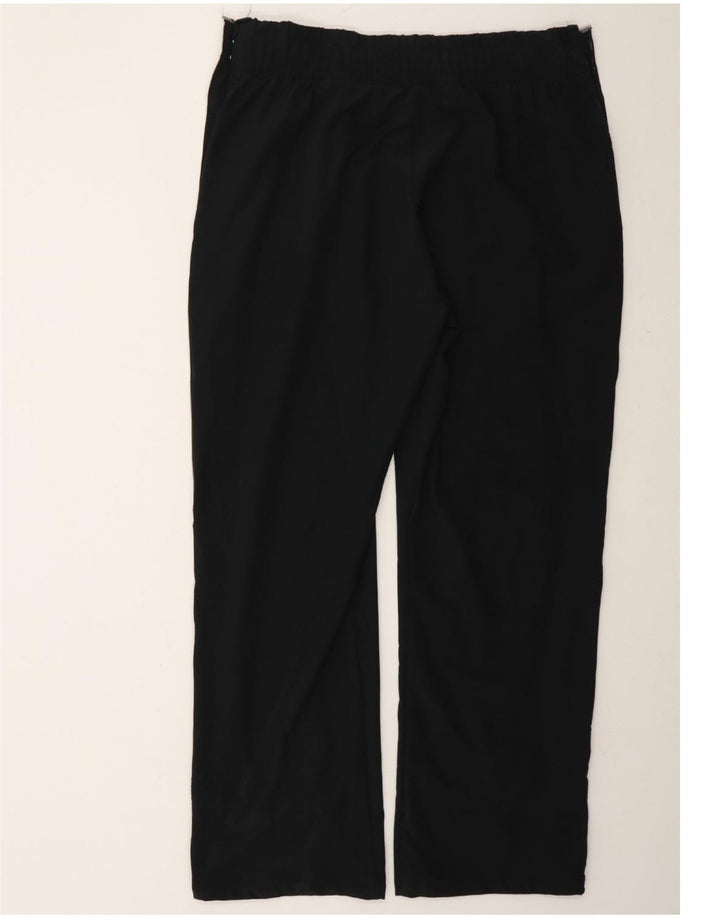 NIKE Mens Graphic Tracksuit Trousers XL Black Colourblock Polyester Vintage Nike and Second-Hand Nike from Messina Hembry 