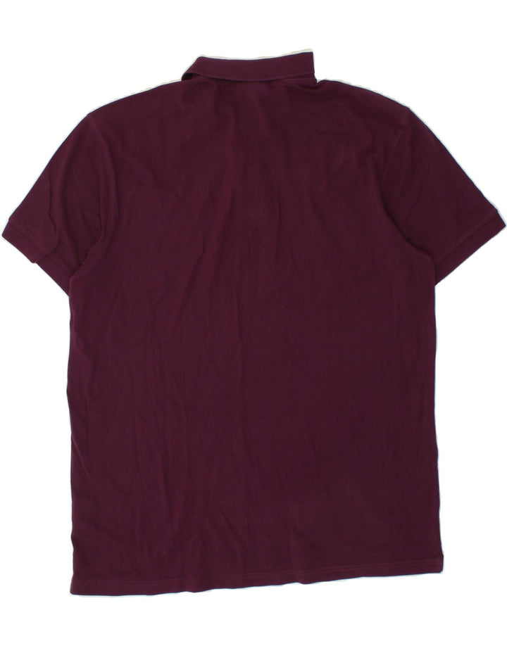 MARLBORO CLASSICS Herren Poloshirt 2XL Lila Baumwolle