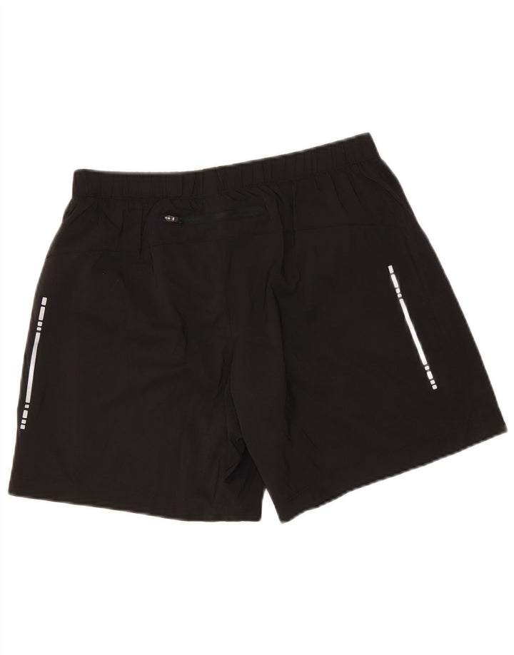 Asics Damen Sportshorts UK 14 Medium Schwarz Polyester