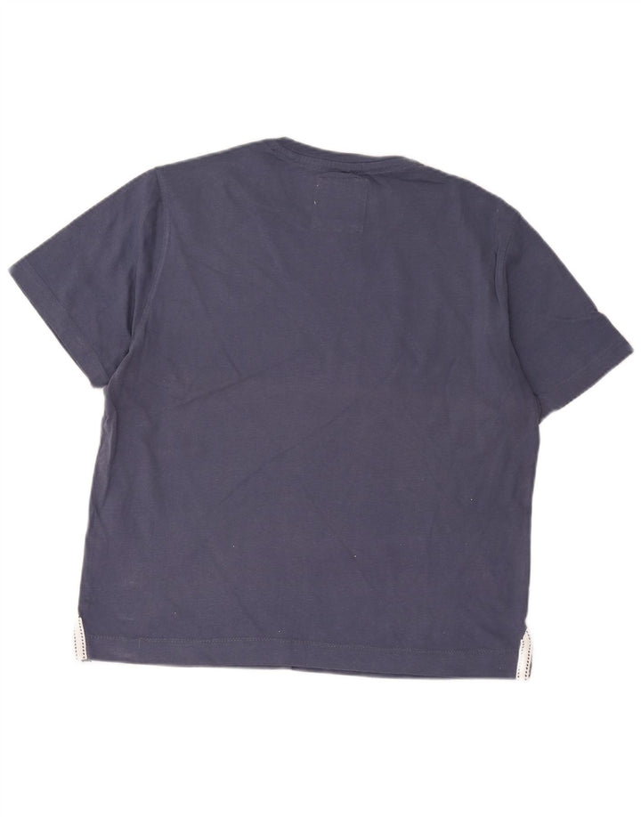 Crew Clothing Herren T-Shirt Top Large Blau