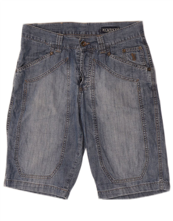 Jeckerson Herren Jeansshorts W30 mittelblaue Baumwolle