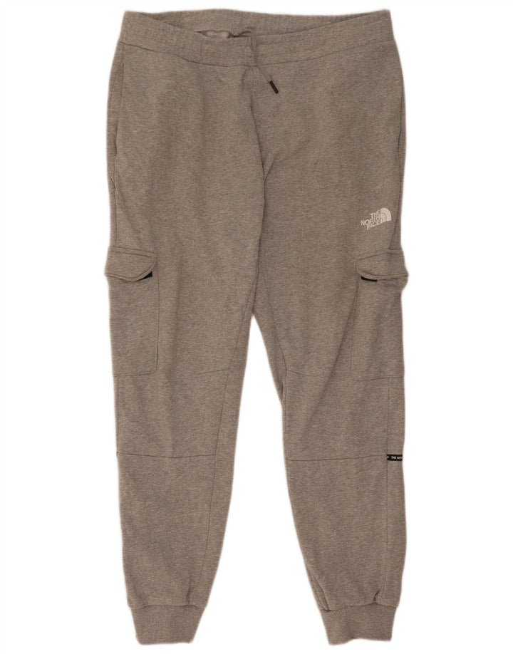 The North Face Herren-Trainingsanzug-Hose mit Grafik, Mittelgrau meliert