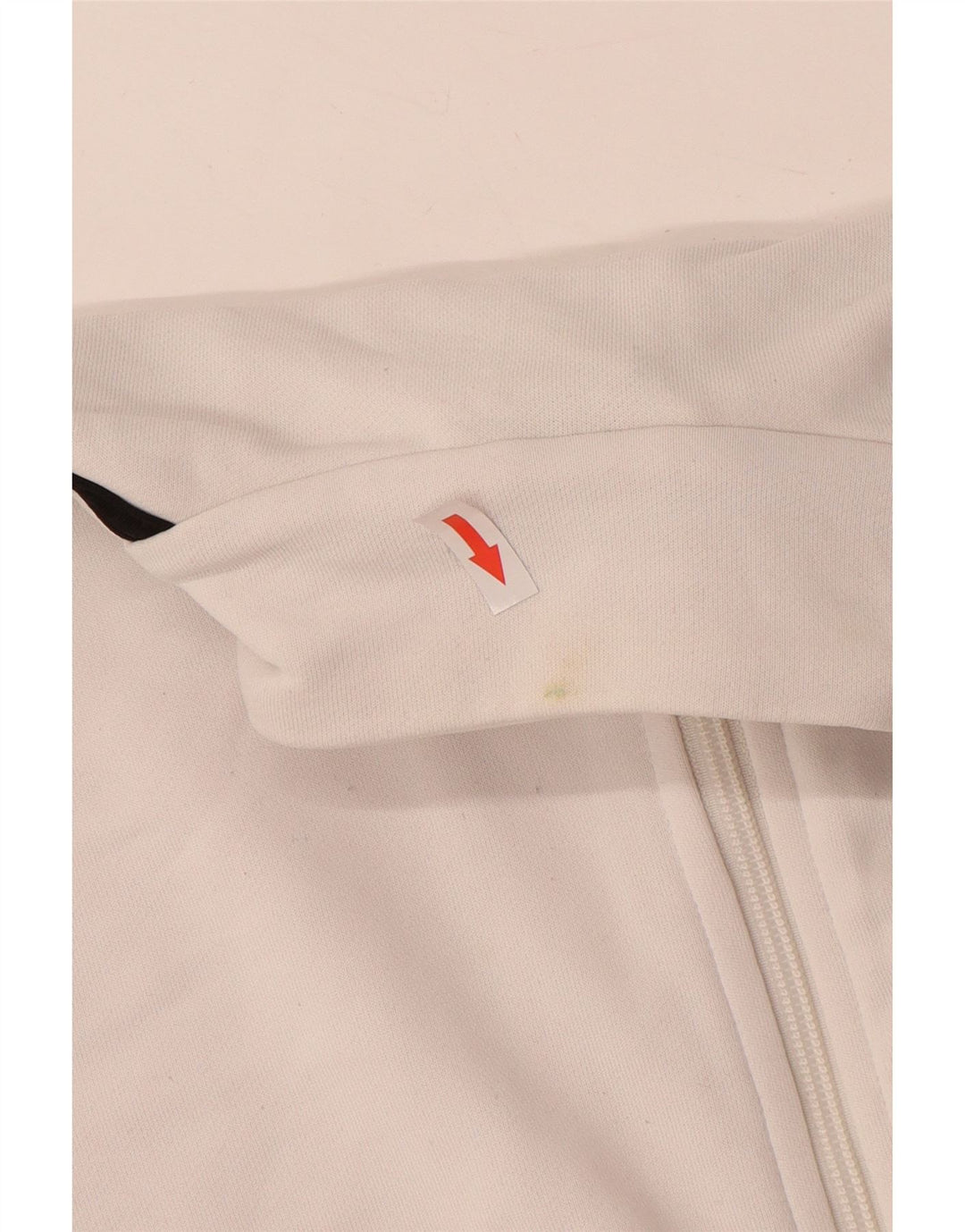 ADIDAS Damen-Trainingsanzug, Top-Jacke, UK 16, Größe L, Weiß, Polyester