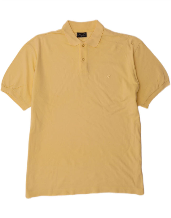RIFLE Herren Poloshirt XL Gelb Baumwolle