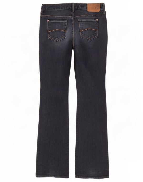 Armani Exchange Damen Bootcut-Jeans US 2 XS W28 L31 Marineblaue Baumwolle