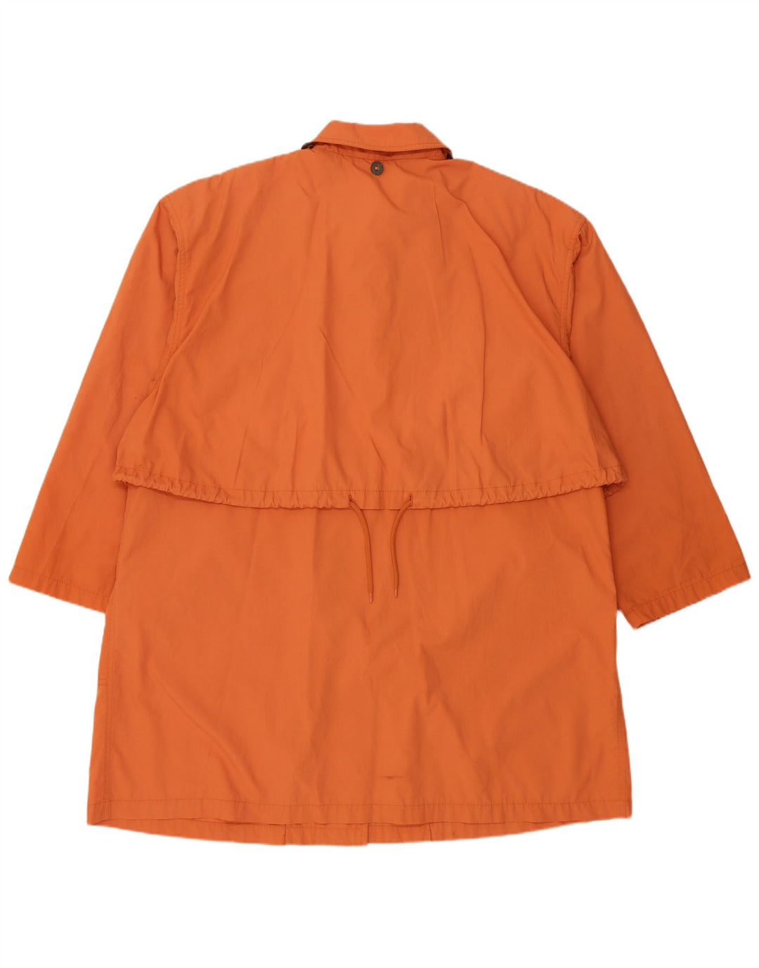 Vintage Damen Regenmantel UK 18 XL Orange Polyester