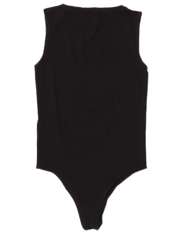 Calvin Klein Jeans Damen-Body mit Grafik, ärmellos, Gr. 12, mittelschwarz