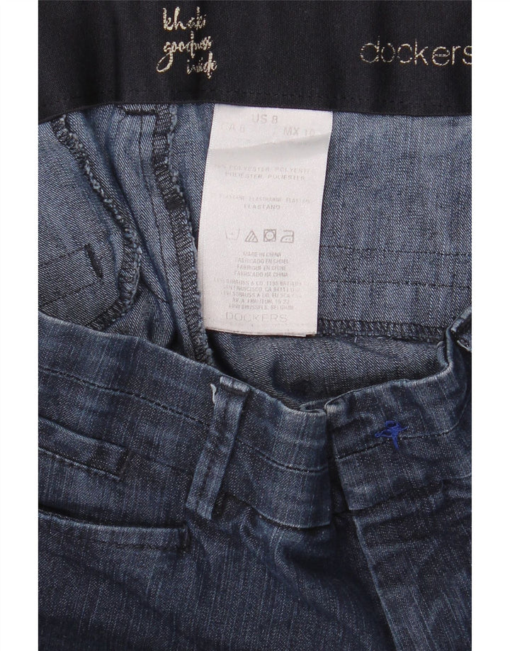 DOCKERS Womens Capri Jeans US 8 Medium W30 L20 Blue Polyester Vintage Dockers and Second-Hand Dockers from Messina Hembry 