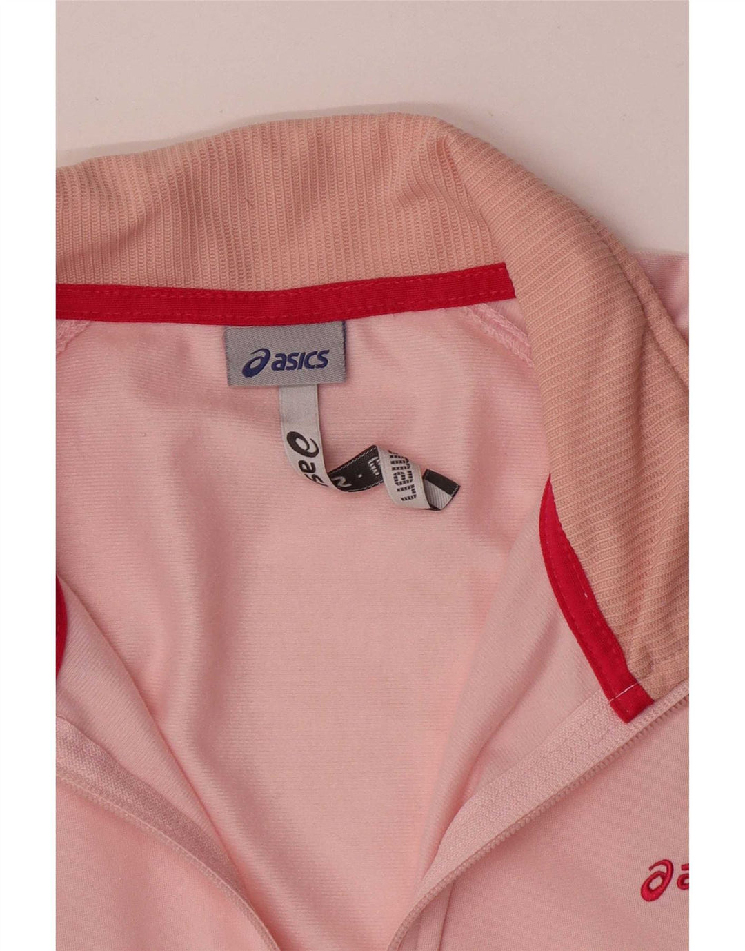 Asics Damen-Trainingsanzug-Top-Jacke UK 16 Large Pink Colourblock Polyester