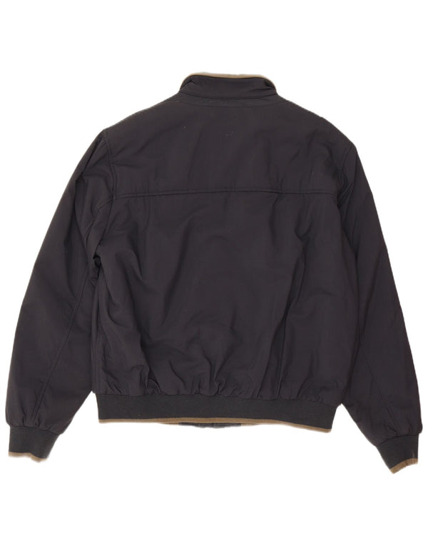 Geox Herren Bomberjacke UK 44 2XL Marineblau Polyamid