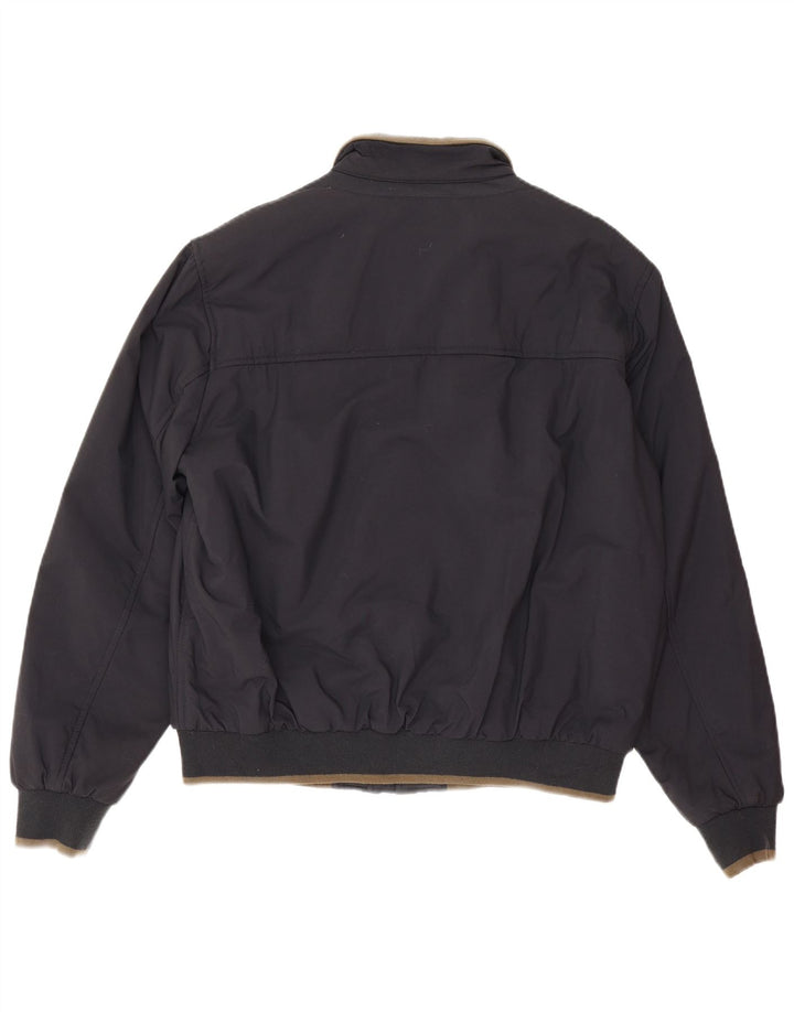 Geox Herren Bomberjacke UK 44 2XL Marineblau Polyamid