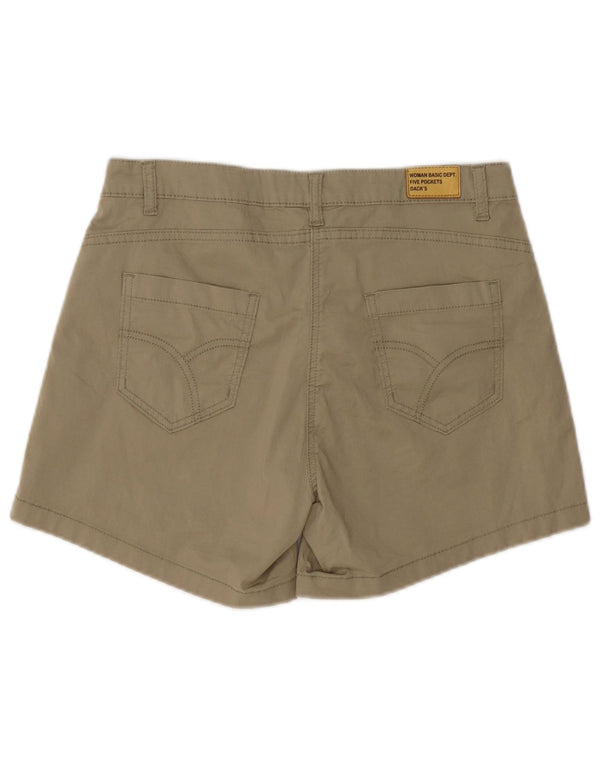 Dack's Damen-Freizeitshorts IT 44 Medium W32 Khaki Baumwolle