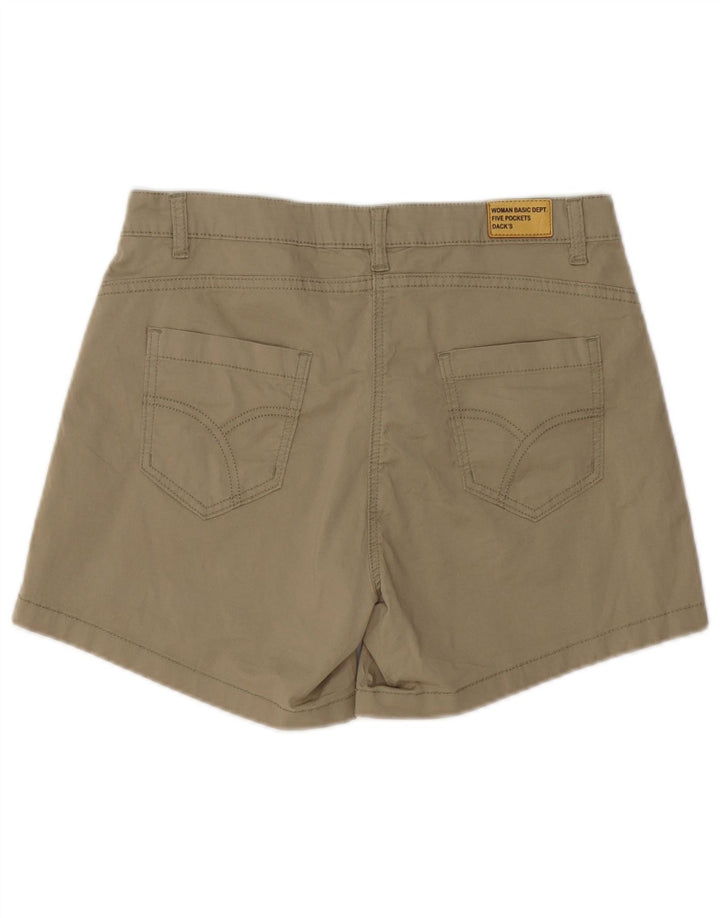 Dack's Damen-Freizeitshorts IT 44 Medium W32 Khaki Baumwolle
