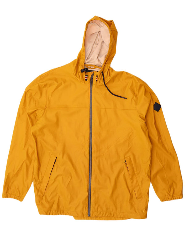 Joules Herren-Regenjacke mit Kapuze, UK 42, XL, Gelb