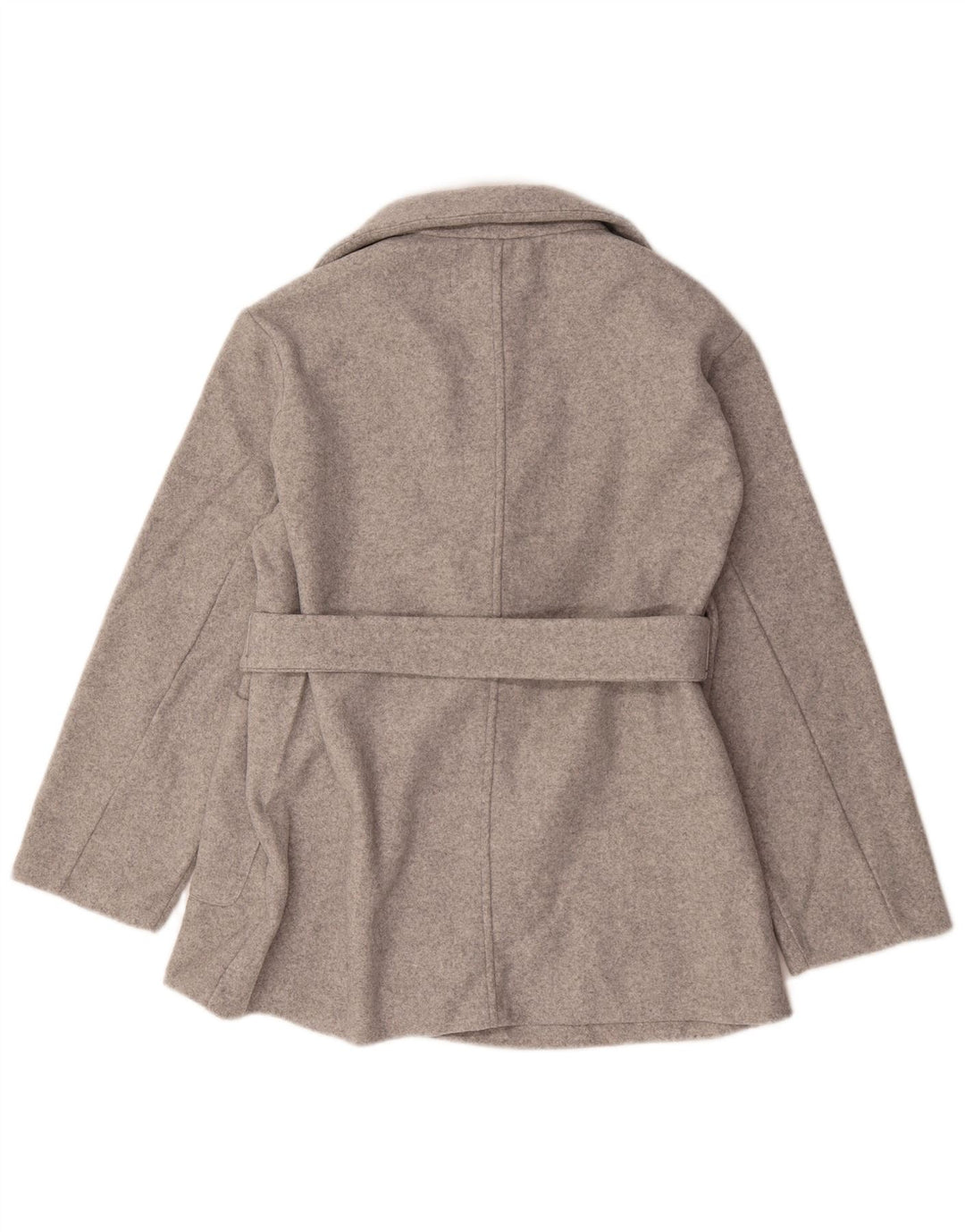 Zara Damen Blazer Jacke UK 14 Mittelgraues Polyester