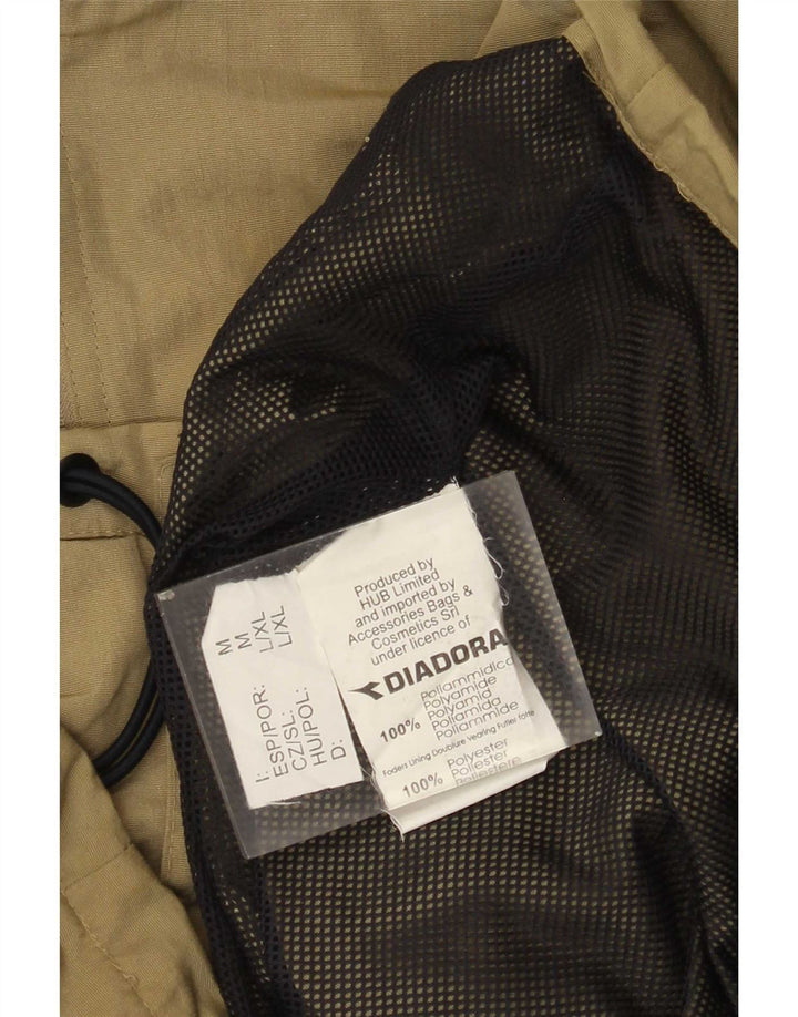 Diadora Herren Regenjacke UK 38 Medium Khaki Polyamid