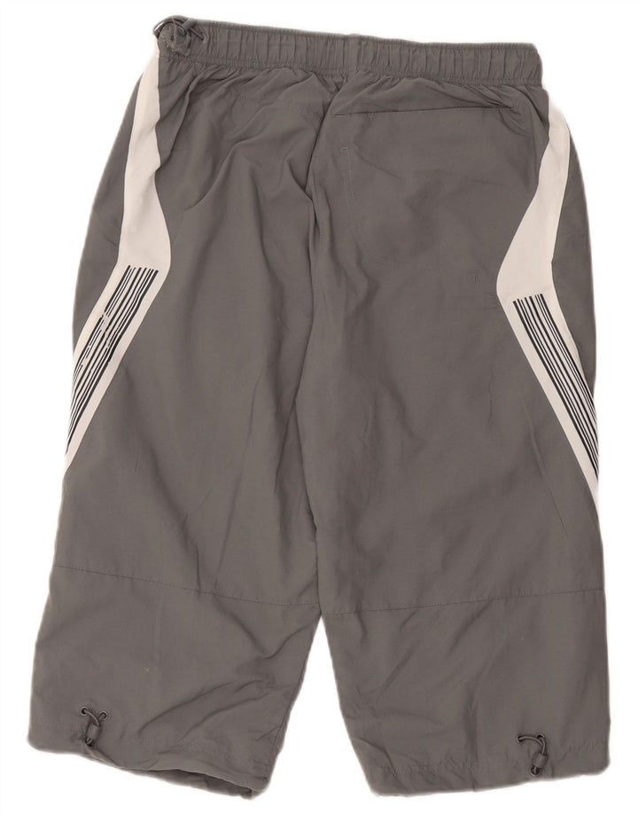 Nike Herren-Bermuda-Sportshorts aus mittelgrauem Nylon