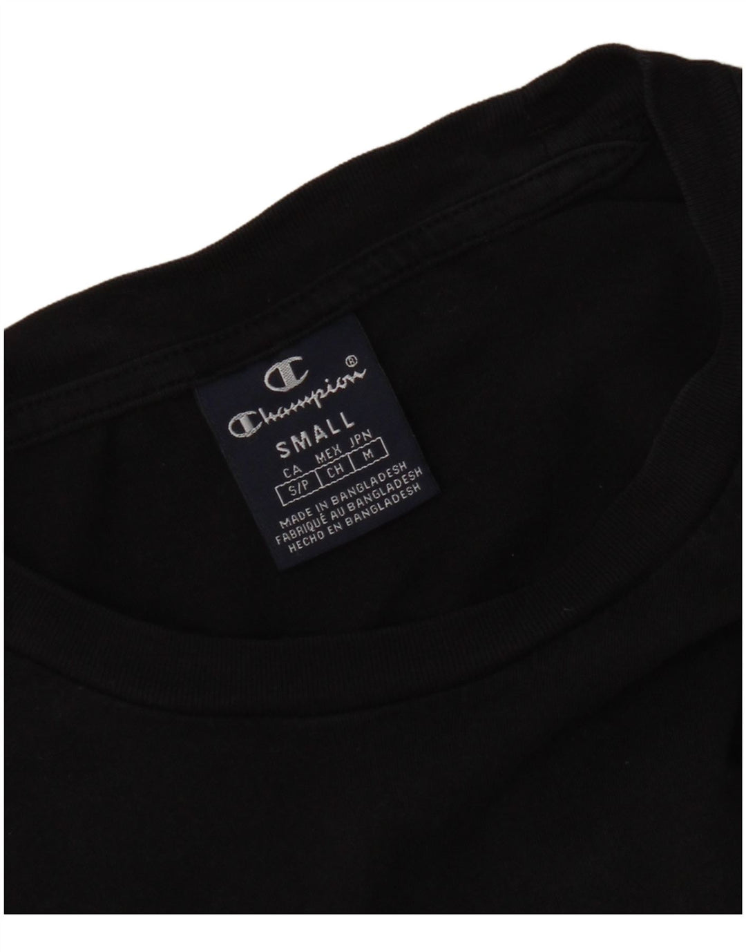 Champion Damen T-Shirt Top UK 10 Small Schwarz