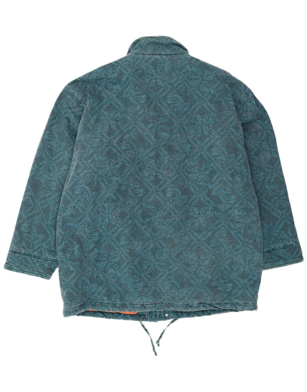 O'Neill Herren-Windbreakerjacke mit lockerer Passform, UK 40, Größe L, grüne Paisley-Baumwolle