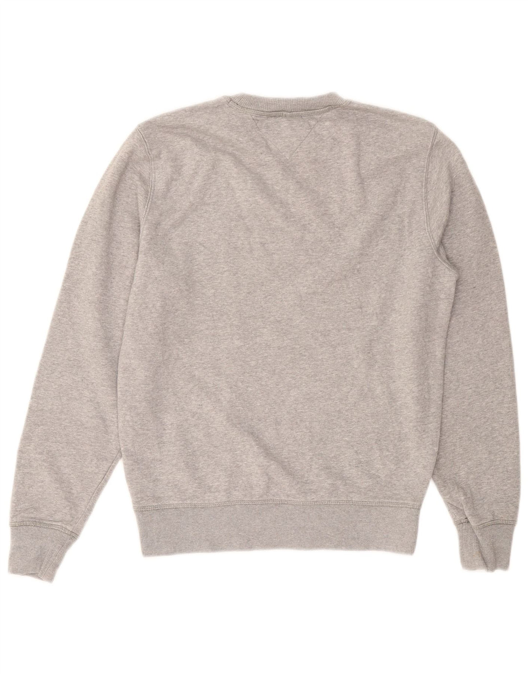 Tommy Hilfiger Herren-Sweatshirt mit Grafik, mittelgrau gefleckte Baumwolle