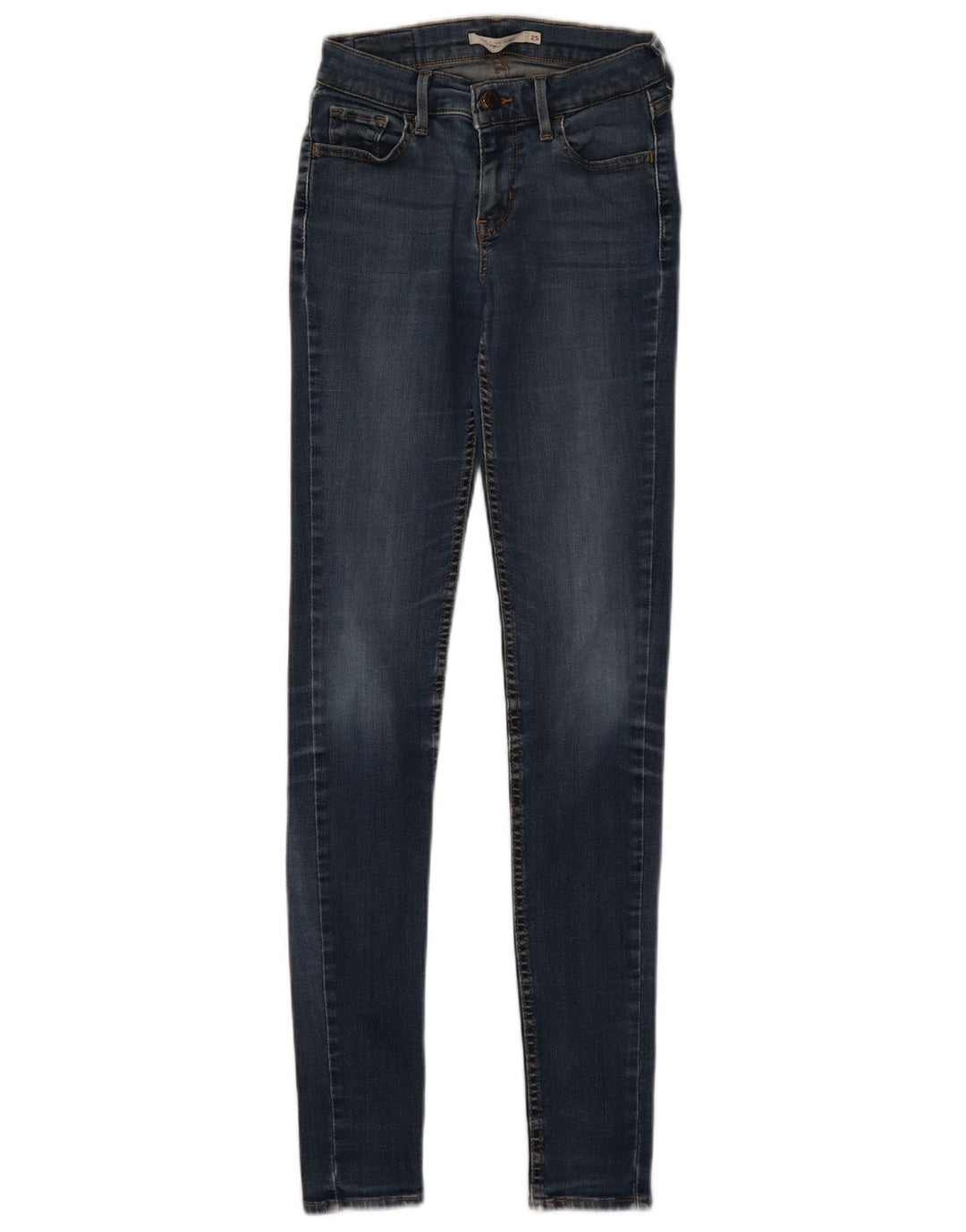 Levi's Damen Super Skinny Jeans W25 L32 Blaue Baumwolle
