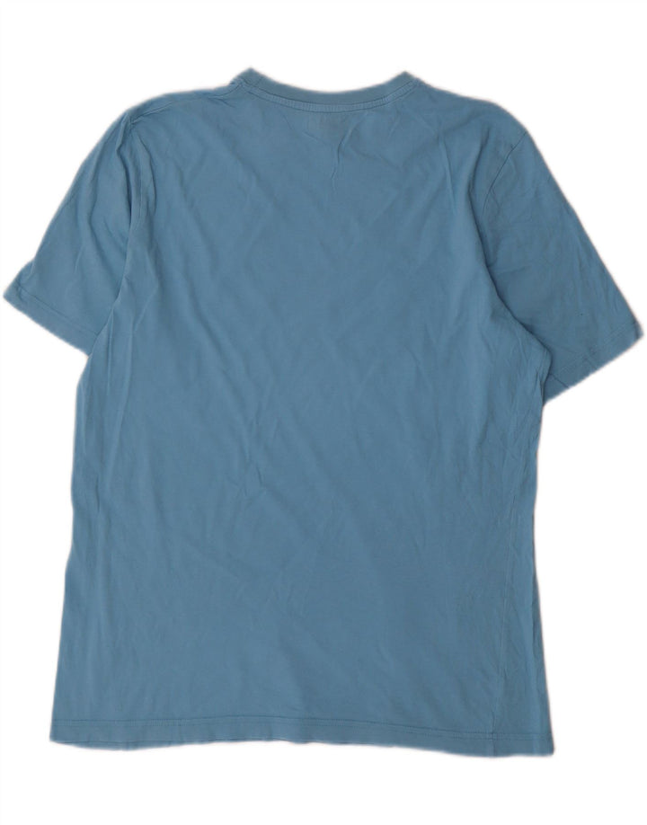 Kappa Herren Grafik T-Shirt Top Large Blau