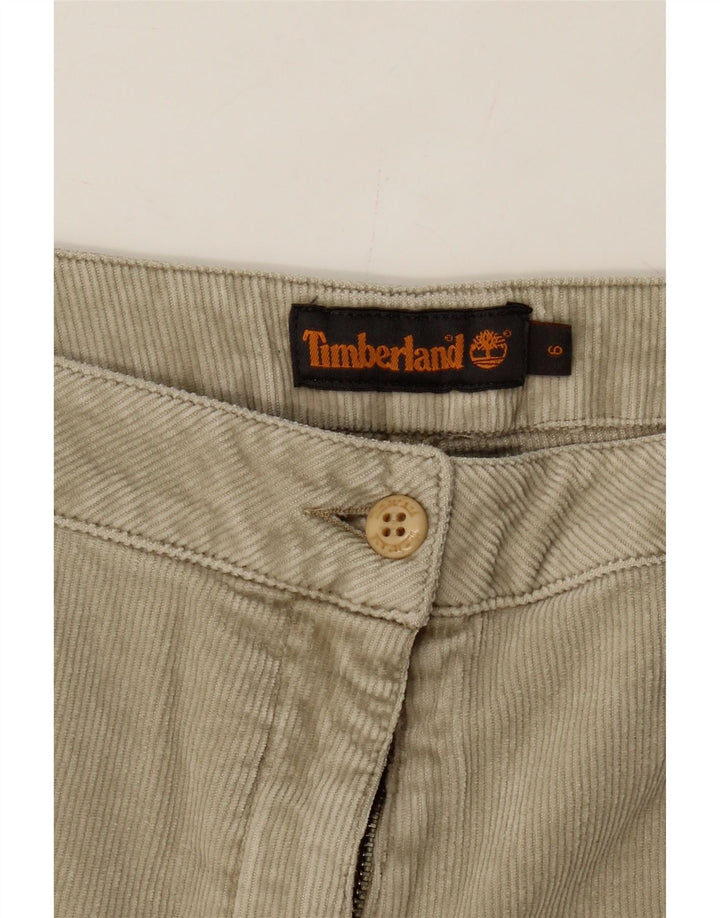 TIMBERLAND Womens Bootcut Corduroy Trousers US 6 Medium W28 L30 Beige Vintage Timberland and Second-Hand Timberland from Messina Hembry 