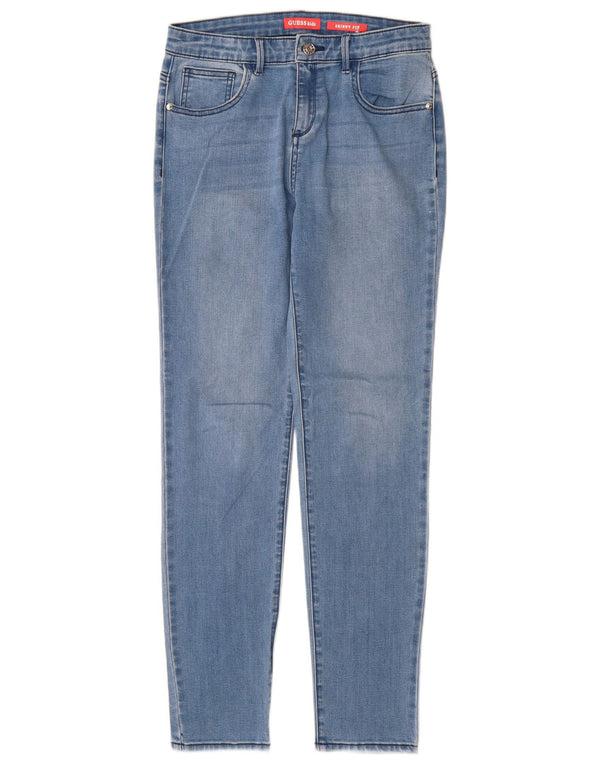 Guess Röhrenjeans für Mädchen, 15–16 Jahre, W28, L29, blaue Baumwolle